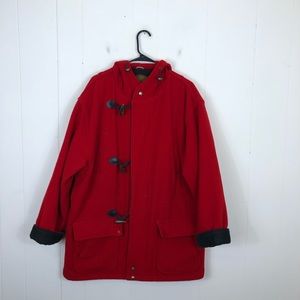 Vintage Woolrich Wool Duffle Coat Sz L